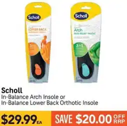 Chempro Scholl offer