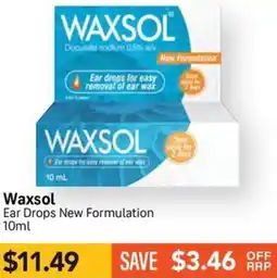 Chempro Waxsol Ear Drops New Formulation offer