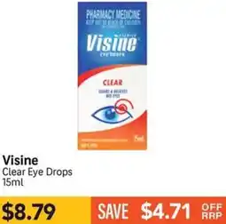 Chempro Visine Clear Eye Drops offer