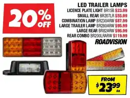 Autobarn Led trailer lamps offer