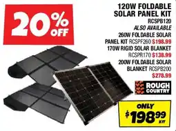 Autobarn 120w foldable solar panel kit offer