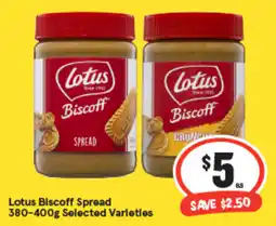 IGA Lotus Biscoff Spread Selected Varieties offer