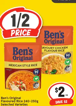 IGA Ben's Original Flavoured Rice Selected Varieties offer