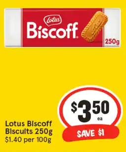 IGA Lotus Biscoff Biscuits offer