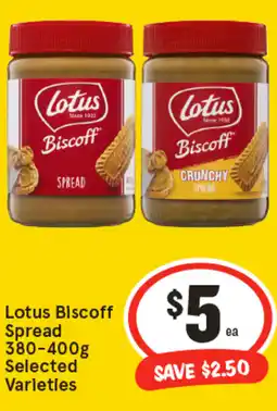 IGA Lotus Biscoff Spread offer