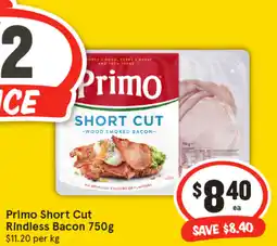 IGA Primo Short Cut Rindless Bacon offer