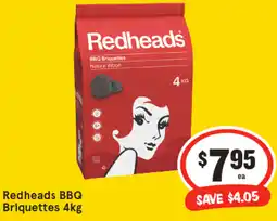 IGA Redheads BBQ Briquettes offer