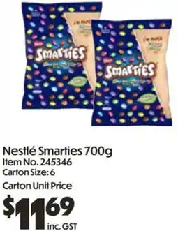 C-Store Distribution Nestlé Smarties offer