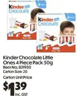 C-Store Distribution Kinder Chocolate Little Ones offer