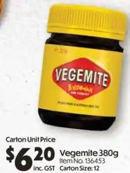 C-Store Distribution Vegemite offer