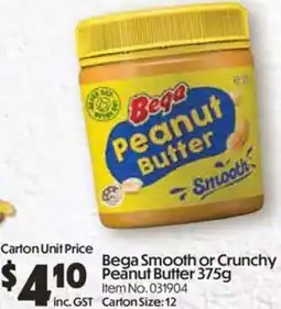 C-Store Distribution Bega Smooth or Crunchy Peanut Butter offer