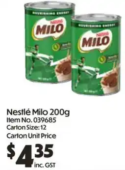 C-Store Distribution Nestlé Milo offer