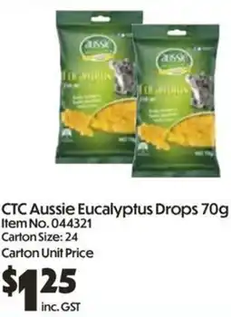 C-Store Distribution CTC Aussie Eucalyptus Drops offer