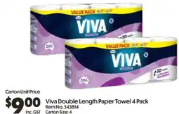 C-Store Distribution Viva Double Length Paper Towel offer