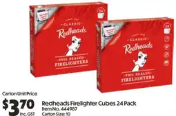 C-Store Distribution Redheads Firelighter Cubes offer