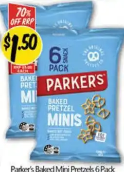 NQR Parker's Baked Mini Pretzels offer