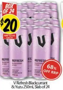 NQR V Refresh Blackcurrant & Yuzu Slab of 24 offer
