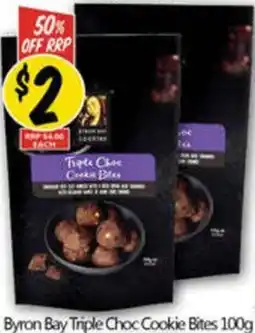 NQR Byron Bay Triple Choc Cookie Bites offer