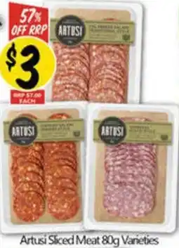 NQR Artusi Sliced Meat Varieties offer