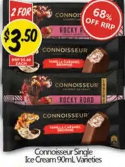 NQR Connoisseur Single Ice Cream Vañeties offer
