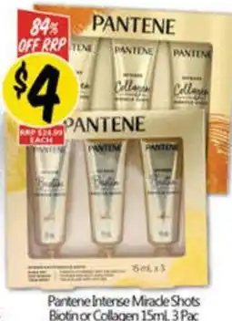 NQR Pantene Intense Miracle Shots Biotin or Collagen offer