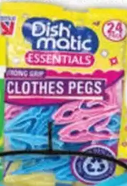 NQR Dishmatic Essentials Clothes Pegs offer