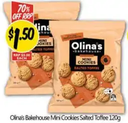 NQR Olina's Bakehouse Mini Cookies Salted Toffee offer