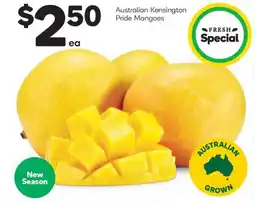 Woolworths Australian kensington pride mangoes offer