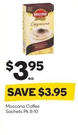 Woolworths Moccona coffee sachets offer