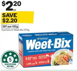 Woolworths Sanitarium weet-bix offer