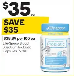 Woolworths Life-space broad spectrum probiotic offer