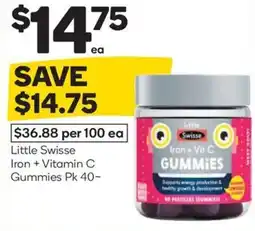 Woolworths Little swisse iron + vitamin c gummies offer