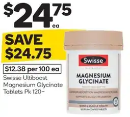 Woolworths Swisse ultiboost magnesium glycinate tablets offer