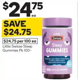 Woolworths Little swisse sleep gummies offer