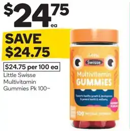 Woolworths Little swisse multivitamin gummies offer