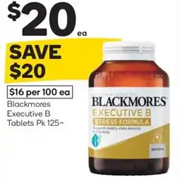Woolworths Blackmores executive b tablets offer