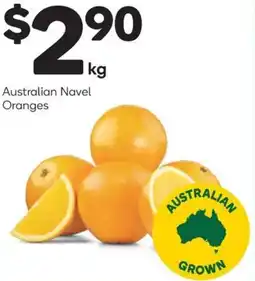 Woolworths Australian navel oranges offer