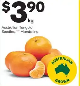 Woolworths Australian tangold seedless mandarins offer