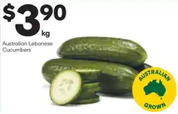 Woolworths Australian lebanese cucumbers offer