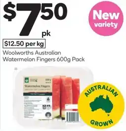 Woolworths Woolworths australian watermelon fingers offer