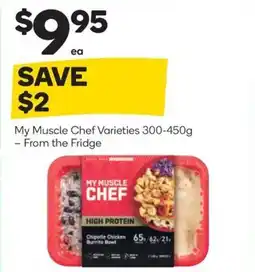 Woolworths My muscle chef varieties offer