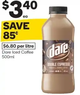 Woolworths Dare Iced Coffee offer