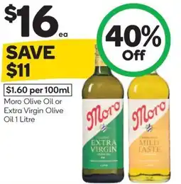 Woolworths Moro olive oil or extra virgin olive oil offer