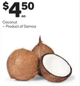 Woolworths Coconut offer