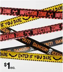 Kmart 4 Caution Crime Tape Assorted, 4 of 4 Caution Crime Tape - Assorted offer