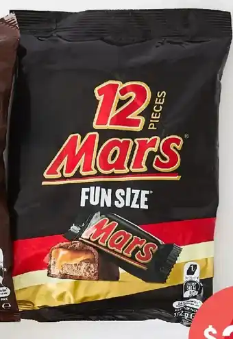 Kmart Mars fun size offer