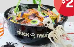 Kmart Trick-or-treat candy bowl assorted offer