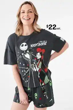 Kmart The Nightmare Before Christmas License Knit Family Matching Pyjama Set offer