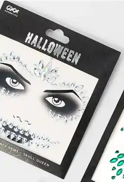 Kmart OXX Cosmetics Halloween Face Gems - Skull Queen offer