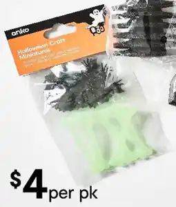 Kmart Halloween Craft Miniatures offer